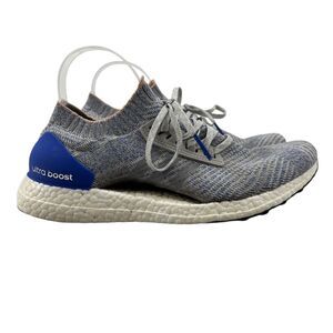 Adidas Womens 10 Ultra Boost X Shoe Grey Two Hi Res Blue Low Top Lace Up BB6155